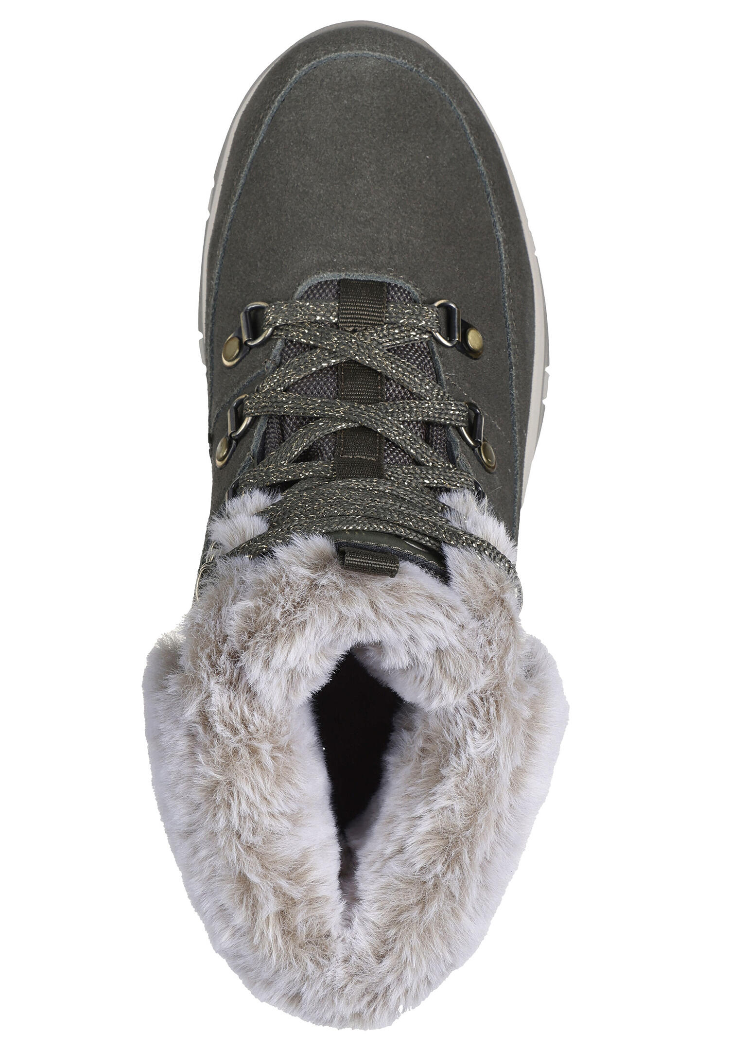 Skechers Damen Trego - SNOW WORRIES Winterstiefelette Boots gefüttert 167882 OLV 4/7
