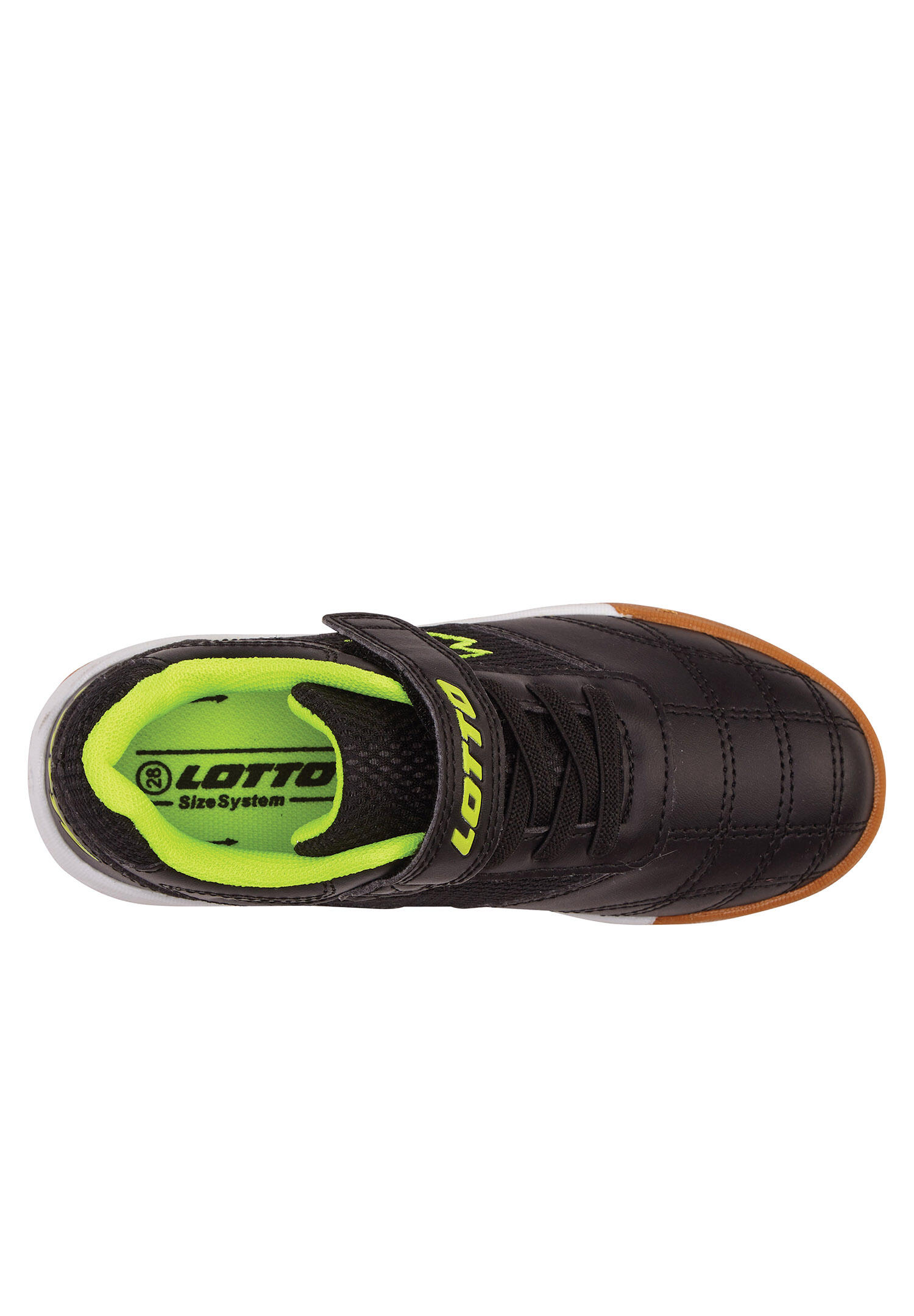 Sneaker Lotto WHIZZER K Bambini Basso Nero/Giallo 4/7