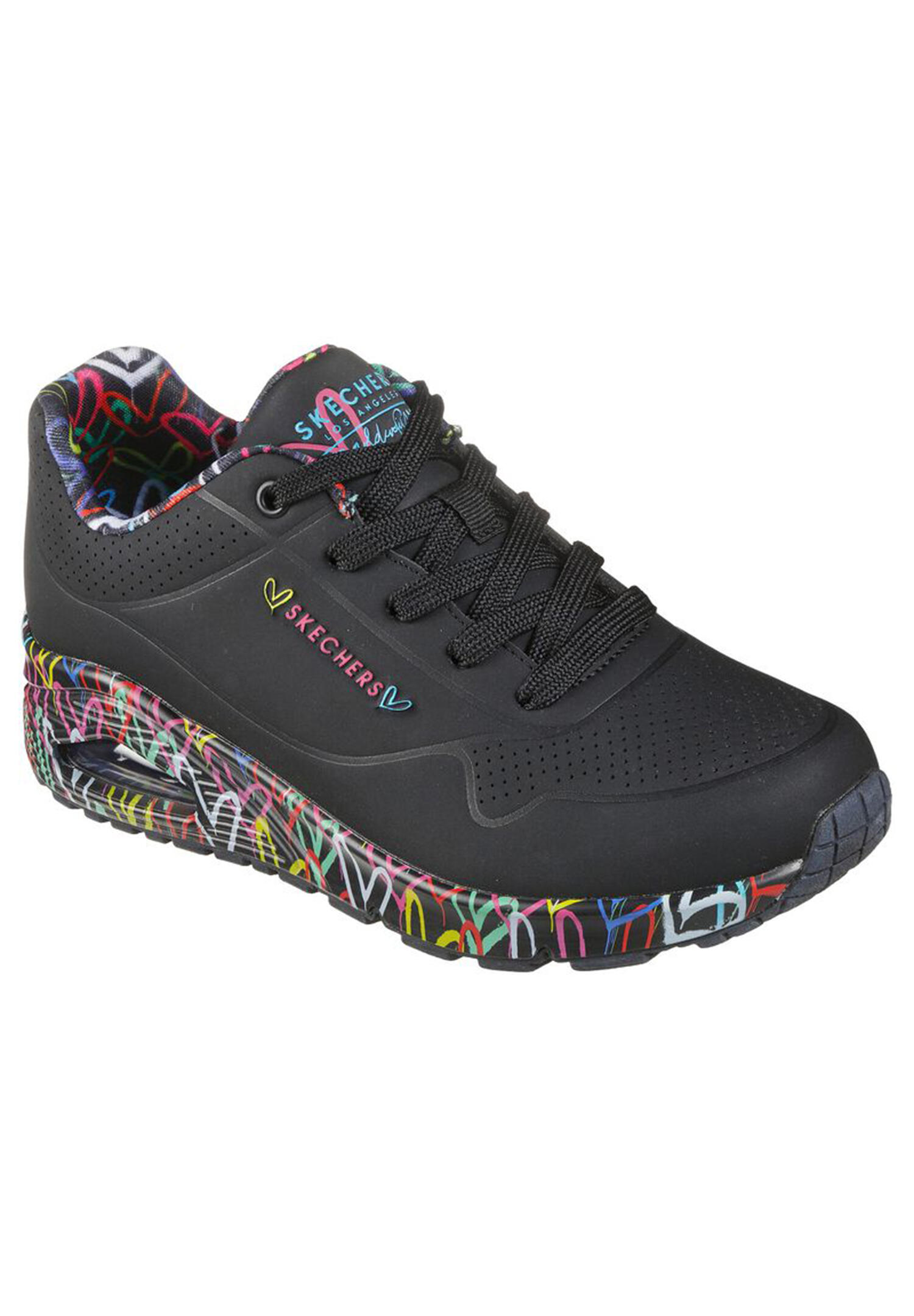 Baskets Femme Baskets Skechers Noir Noir Skechers