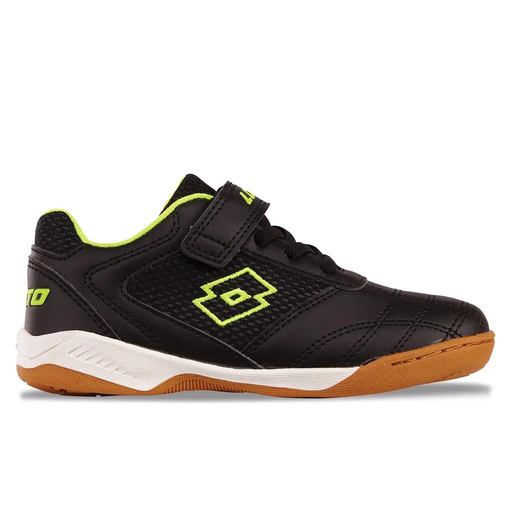Low Top Sneakers for Kids by Lotto - WHIZZER K in Black/Yellow