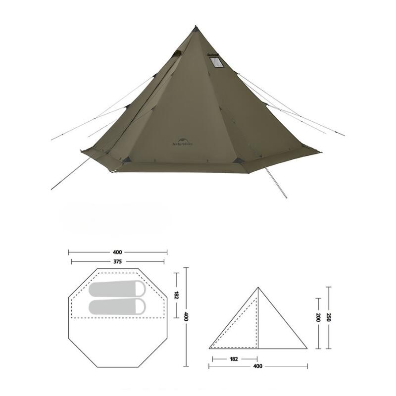 Pyramidový stan Pasture Fire 4/5