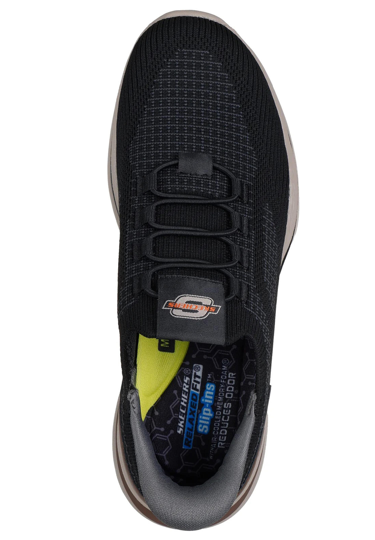 Skechers Herren Slip-ins Relaxed Fit: Norlan - Alonso Sneaker 211207 BLK 3/7
