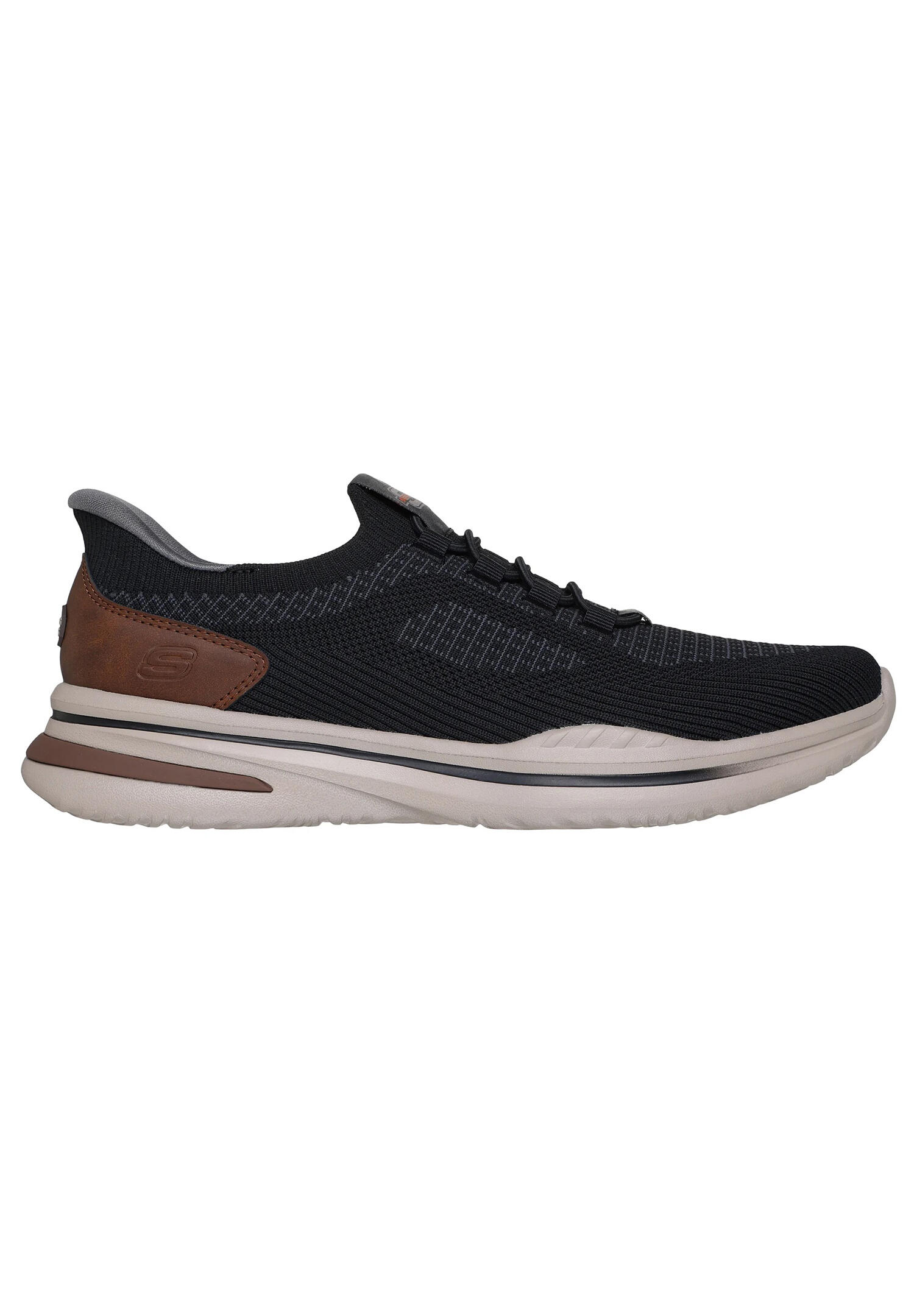 Skechers Herren Slip-ins Relaxed Fit: Norlan - Alonso Sneaker 211207 BLK 2/7