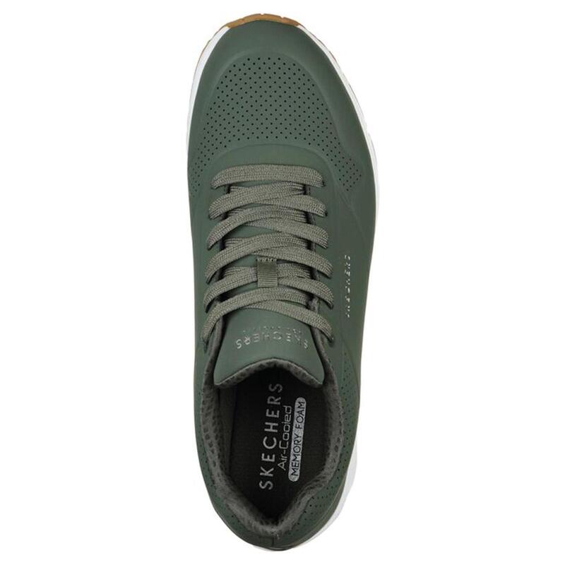 Pantofi Sport Skechers Model Uno - Stand On Air Culoare Verde