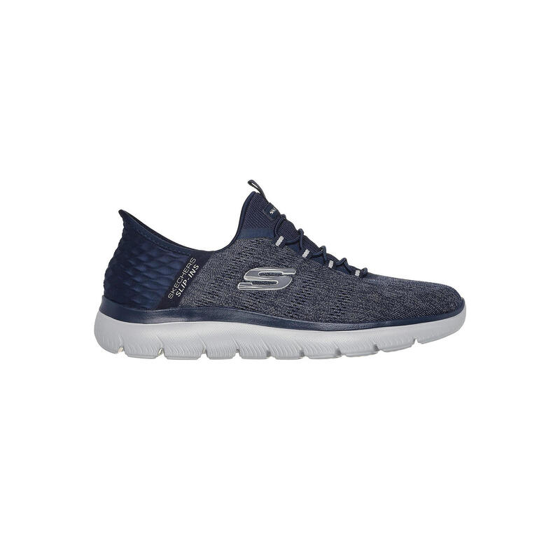 Baskets Homme Baskets Skechers SUMMITS - KEY PACE Bleu Bleu Skechers
