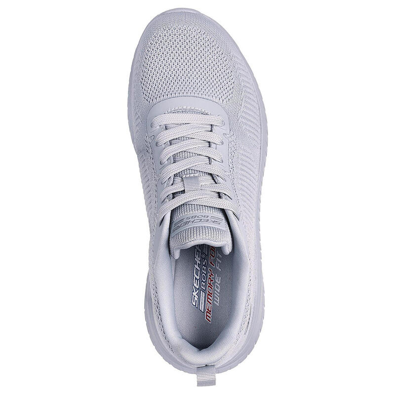 Pantofi sport femei Skechers Bobs Squad Chaos-Face Off, Gri