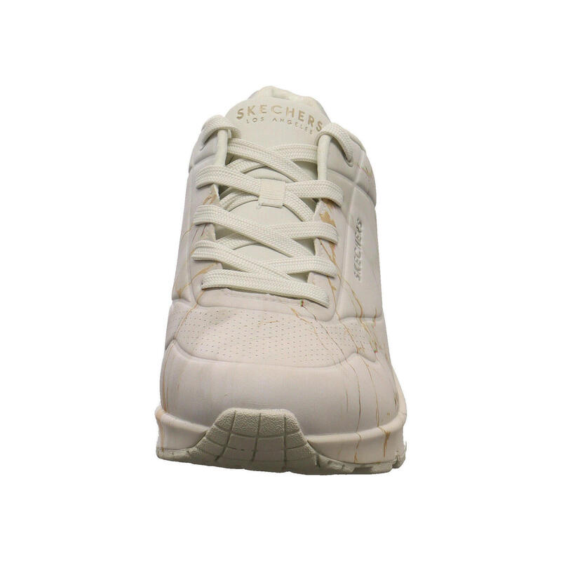 Pantofi sport femei Skechers Uno - Marbel Marvel, Alb