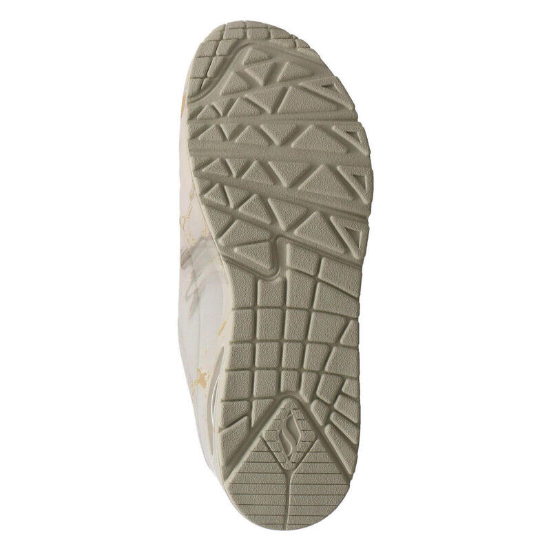 Pantofi sport femei Skechers Uno - Marbel Marvel, Alb