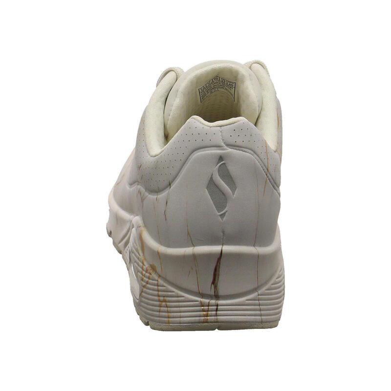Pantofi sport femei Skechers Uno - Marbel Marvel, Alb