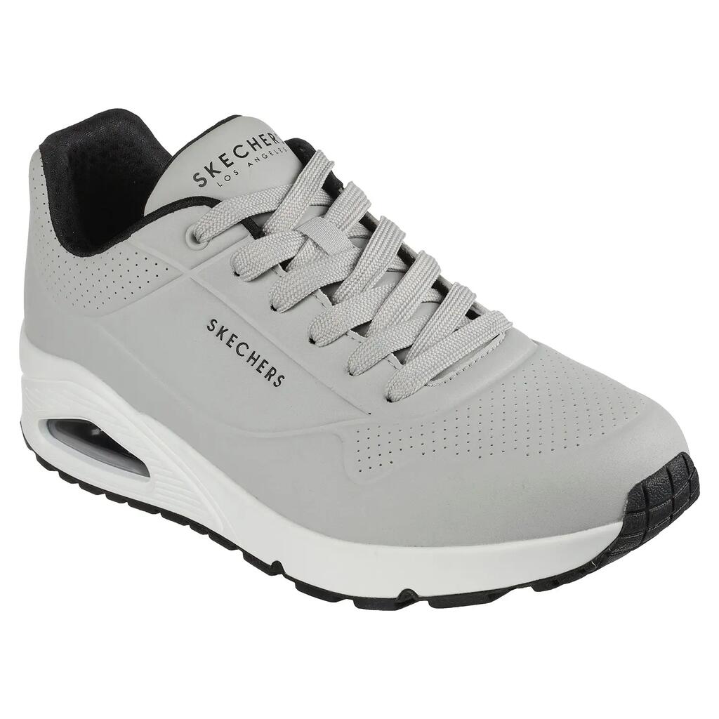 Men's UNO STAND ON AIR Sneakers Light Gray/Black