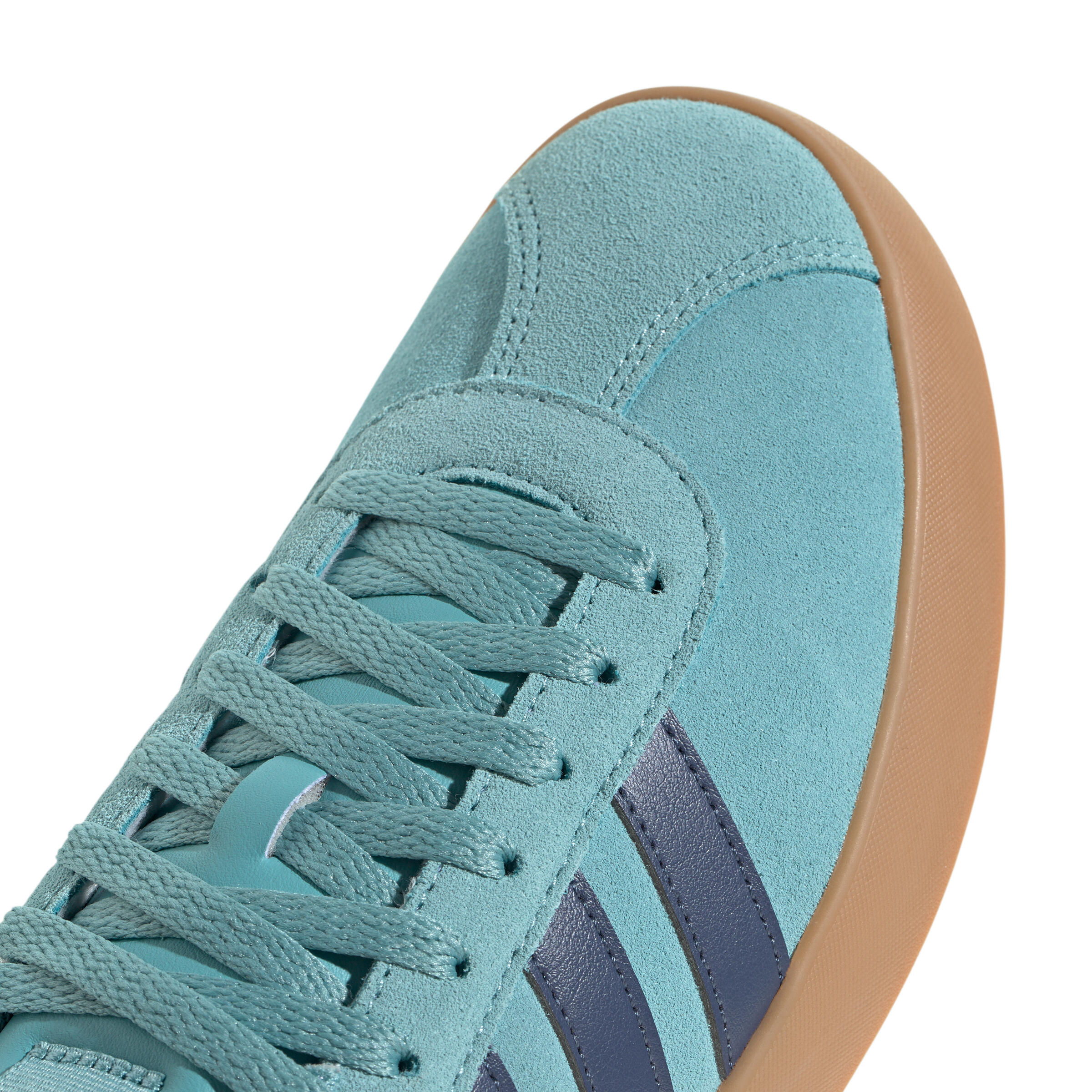 adidas VL COURT 3.0 Herren Sneaker Schuhe Leder ID6275 Türkis 4/7
