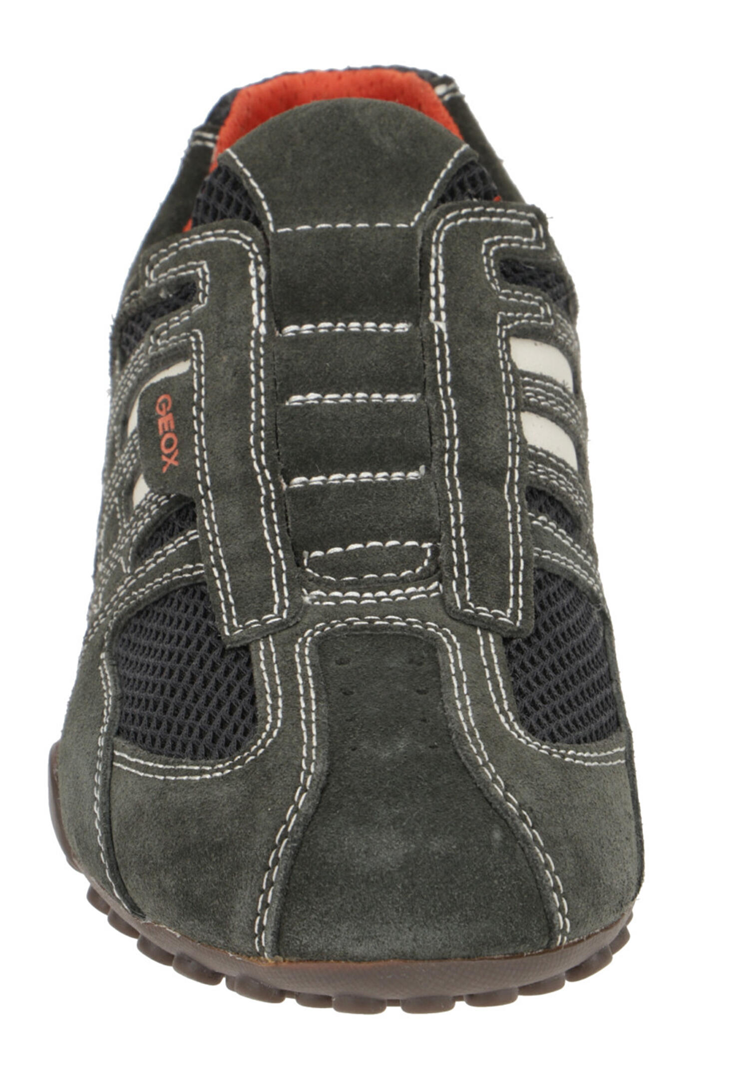 Geox U Snake L SCAM. + MESH Herren Sneaker U4207L  C1300 Dark Grey/Off White 3/5