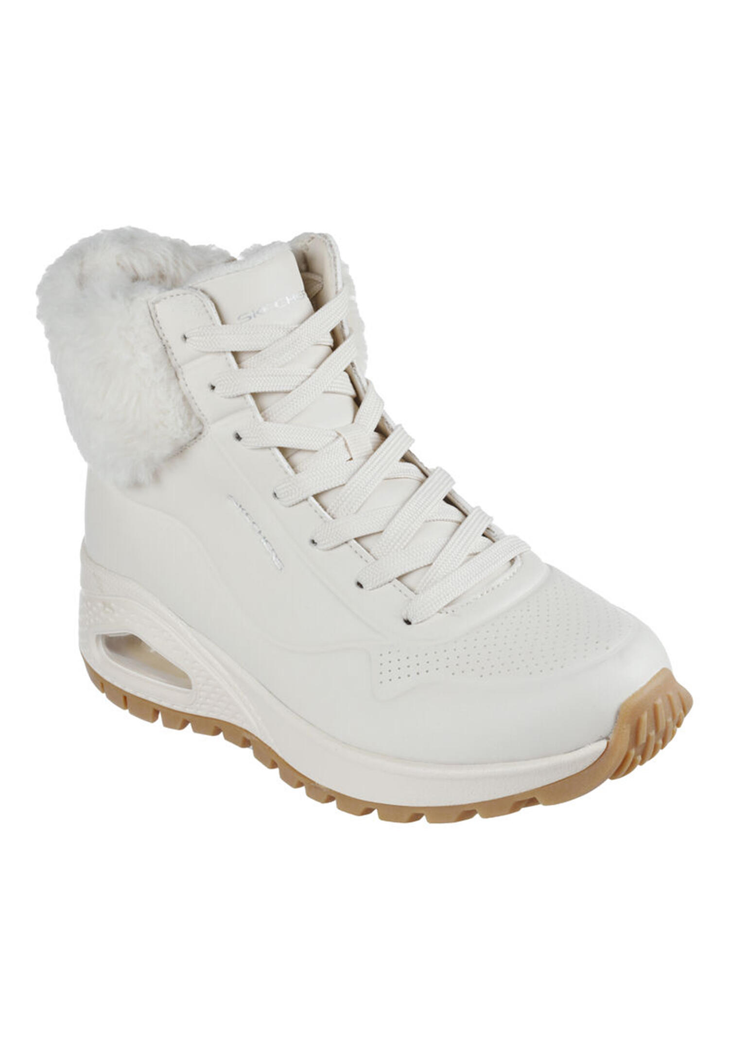 Ghete femei Skechers Uno Rugged Fall Air, Alb