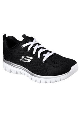 Sneakers skechers get connected, zwart, dames
