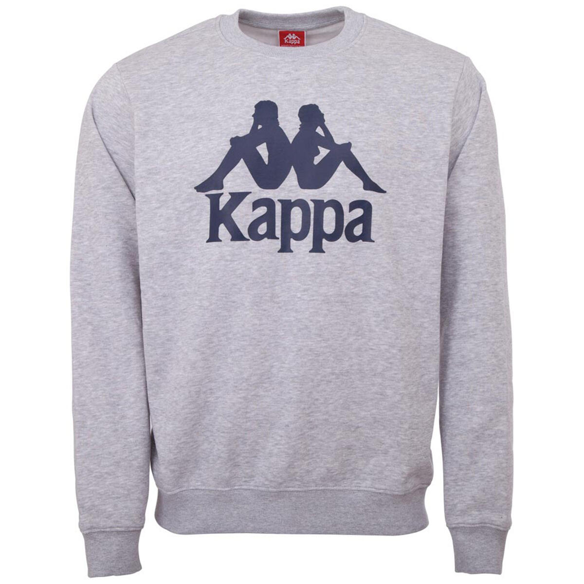 Kappa Sertum RN Sweatshirt, Homme, Fitness, pulls molletonnés, gris 1/7