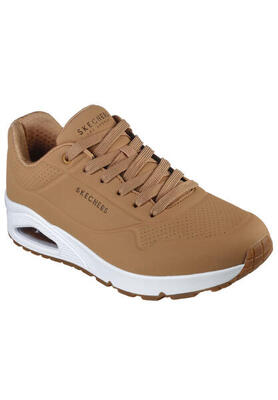 Skechers heren uno stand on air sneakers bruin