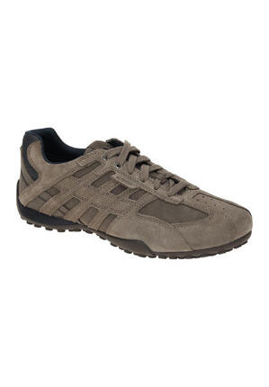 Geox UOMO SNAKE A - Herren Leder Sneaker U4507 A 022EK blau