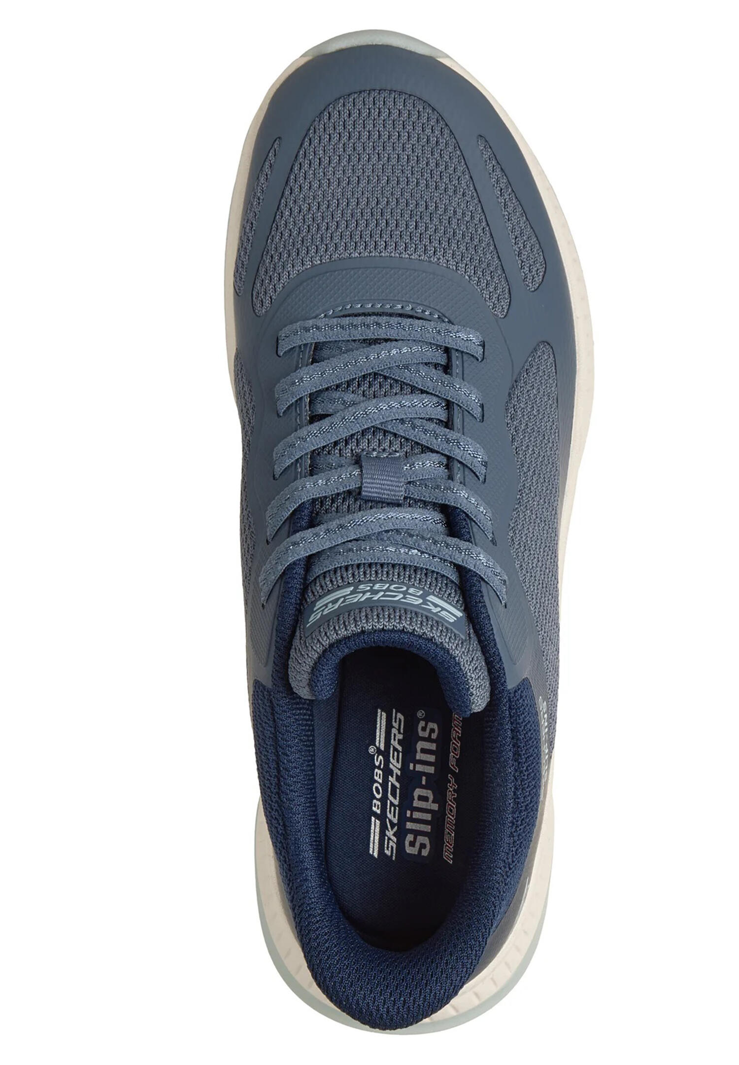 Skechers Damen BOBS Squad 4 Slip-ins Staple Look 117624 BLMT Blue Multi 3/7