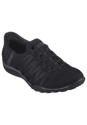 Zapatillas mujer Skechers Slip-ins Breathe-easy- Roll-with-me Negro