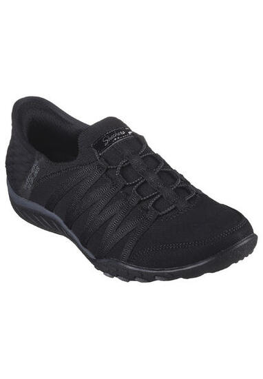 Zapatillas mujer Skechers Slip-ins Breathe-easy- Roll-with-me Negro