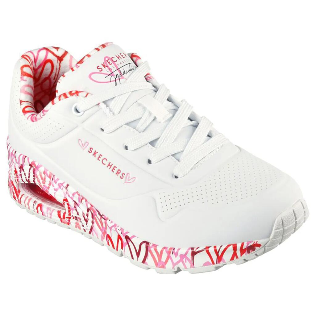 WHITE / RED