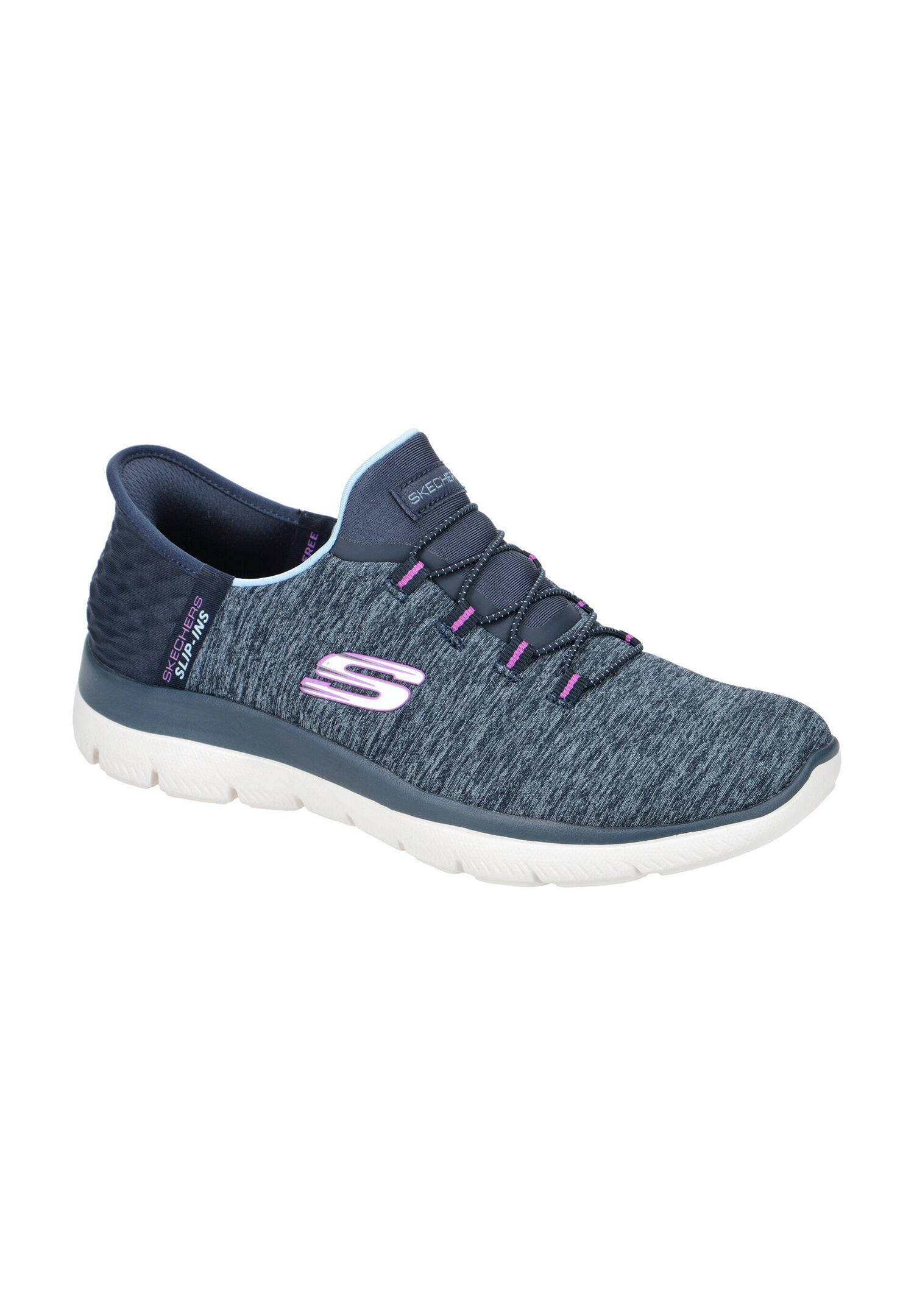 Buty SKECHERS SLIP-INS: SUMMITS- DAZZLING HAZE Niebieski