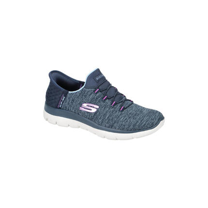 Buty SKECHERS SLIP-INS: SUMMITS- DAZZLING HAZE Niebieski