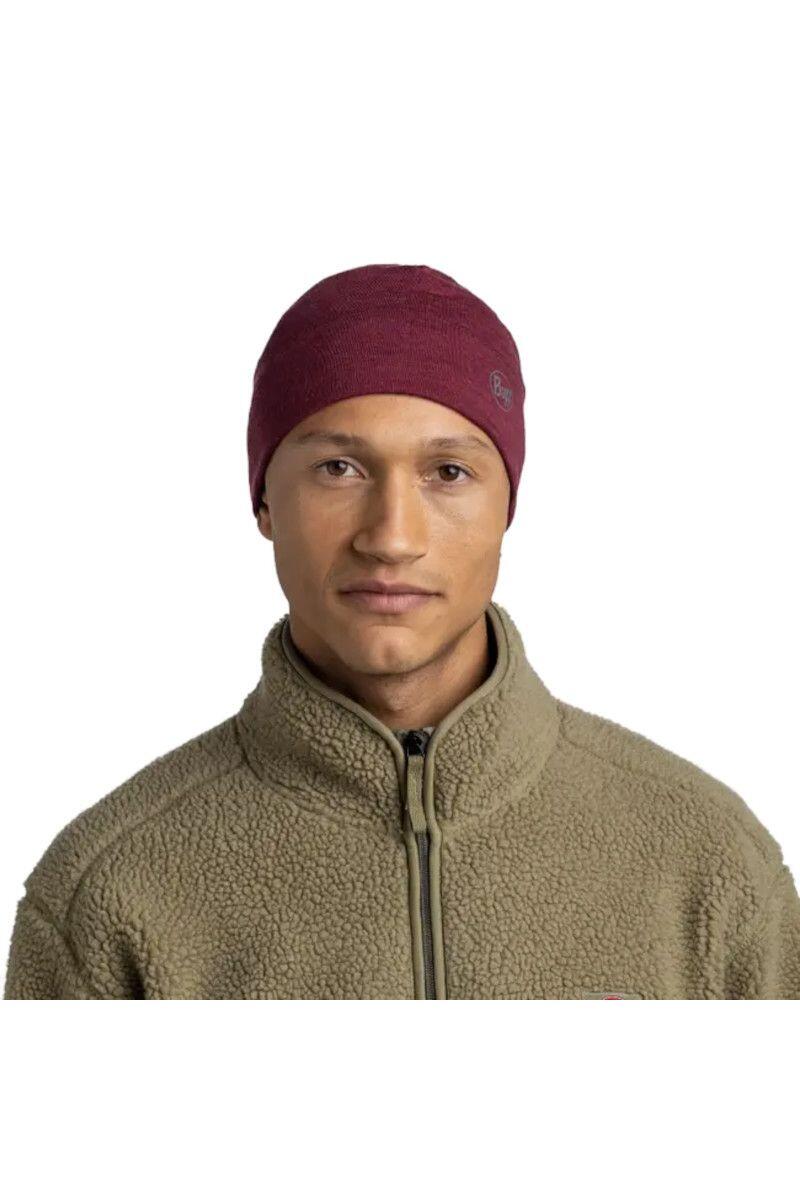 Gorro Merino Midweight Unisex Buff Rojo 3/7