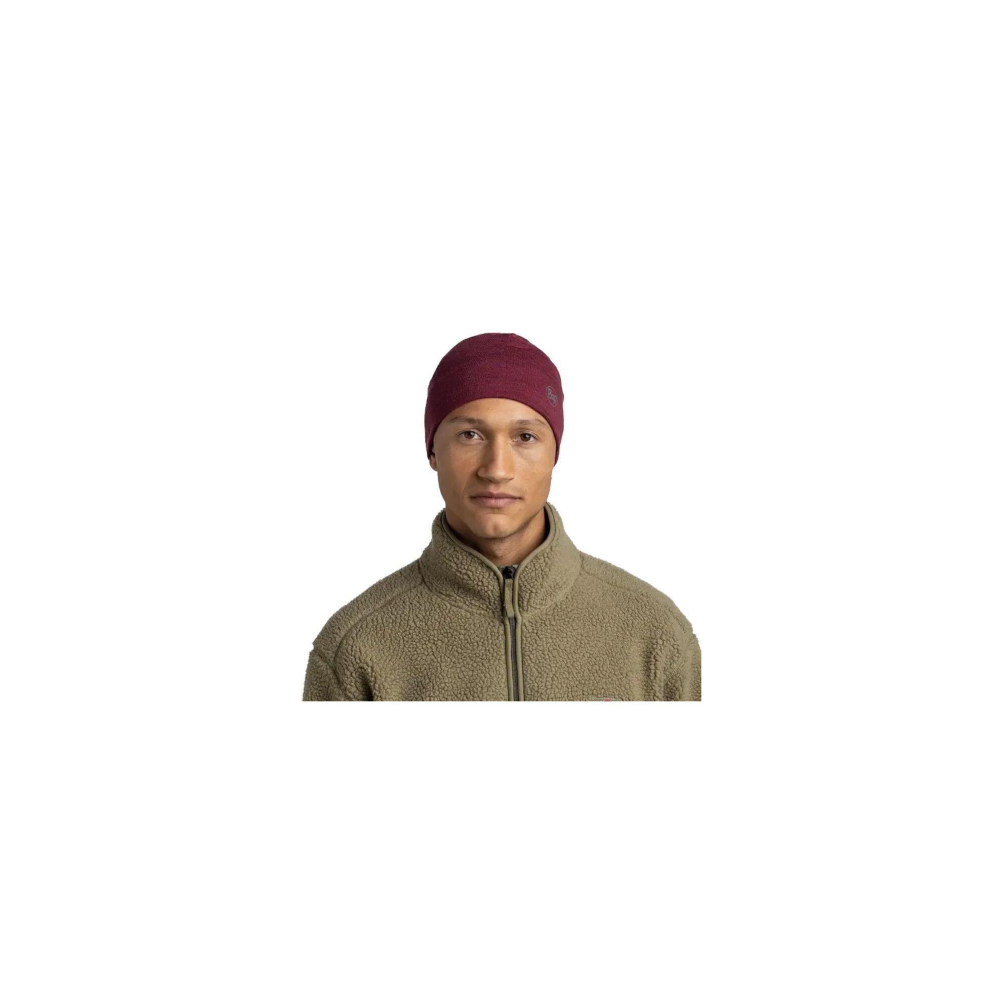 Czapka Merino Midweight Beanie - Melange Tibetan Red