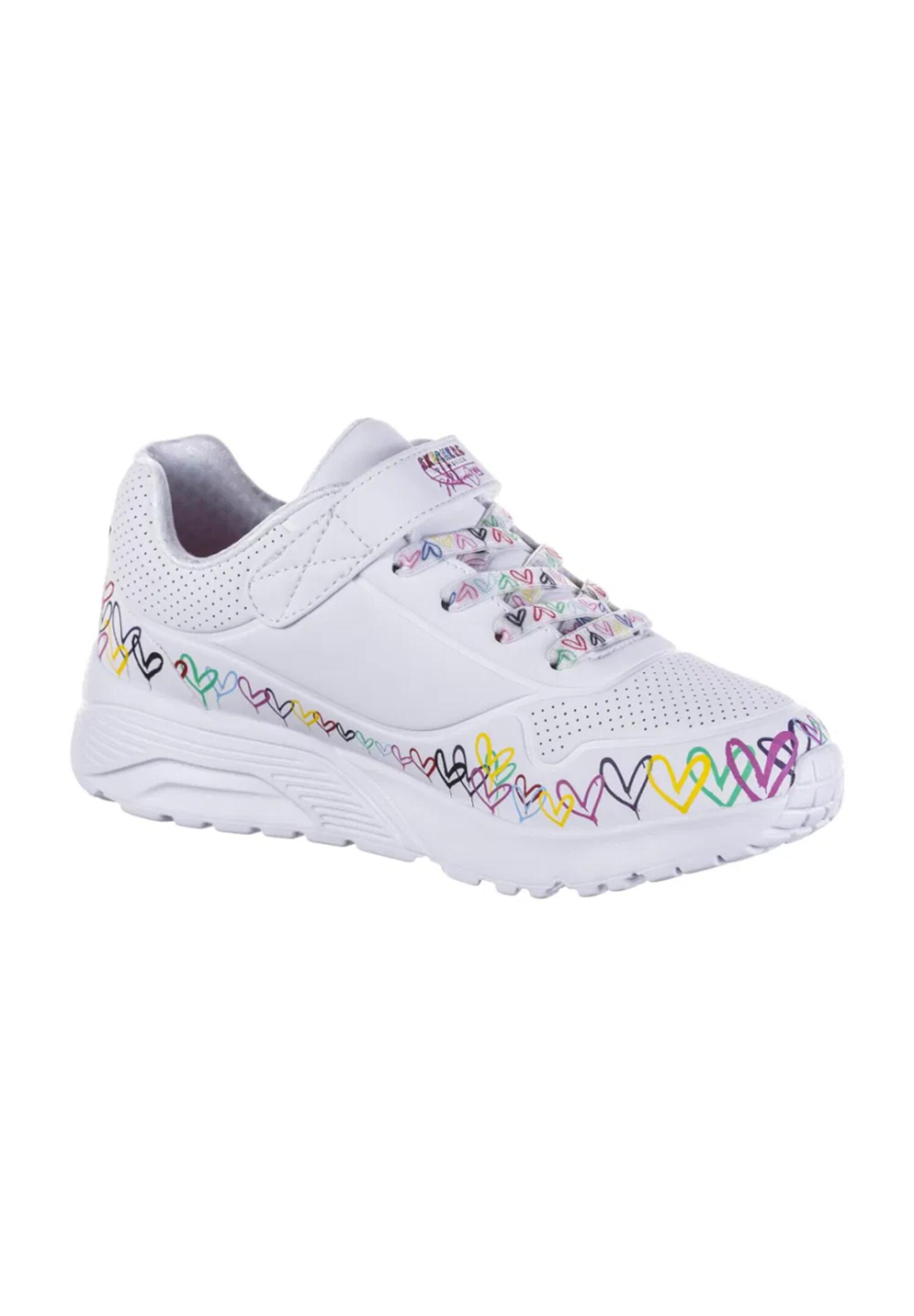 Chaussures de sport pour enfant Skechers Blanc 3/6