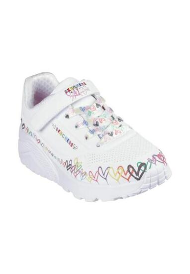Scarpe da bambino Skechers bianche