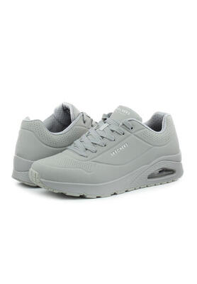 Skechers heren uno stand on air sneakers lichtgrijs