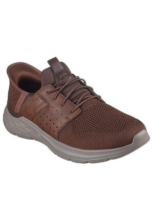 Skechers Herren GARNER - Newick Sneakers Slip ins Vegan 210803 BLK schwarz