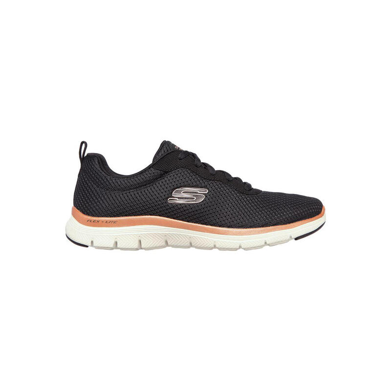 Baskets Femme Baskets Skechers FLEX APPEAL 4.0BRILLIANT Noir Noir Skechers