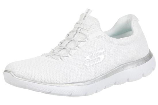Obuwie Sportowe Damskie Skechers Summits Biały