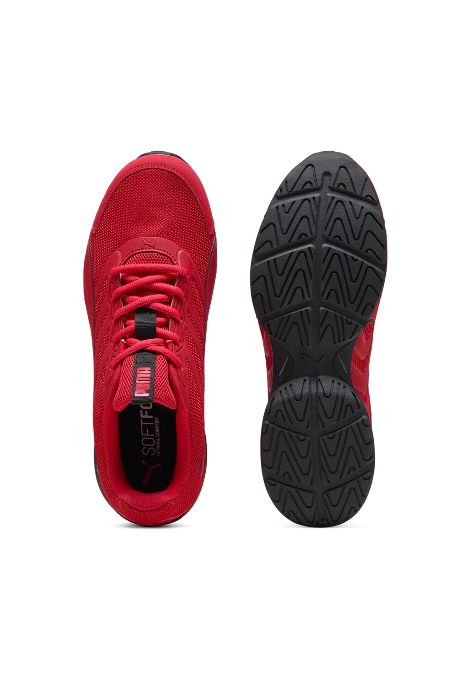 PUMA Unisex Electro Sneaker  Sneaker 312964 04  Red-Black 3/15
