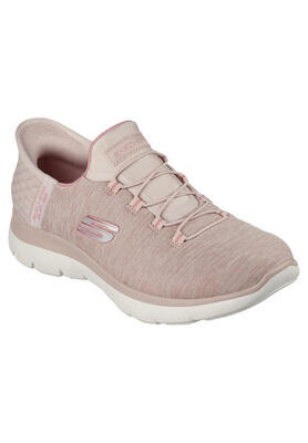 Dames summits dazzling haze slip-on donkerroze