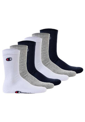 6 Paar Champion Crew Socken Gr. 35 - 46 Unisex Tennissocken U20005