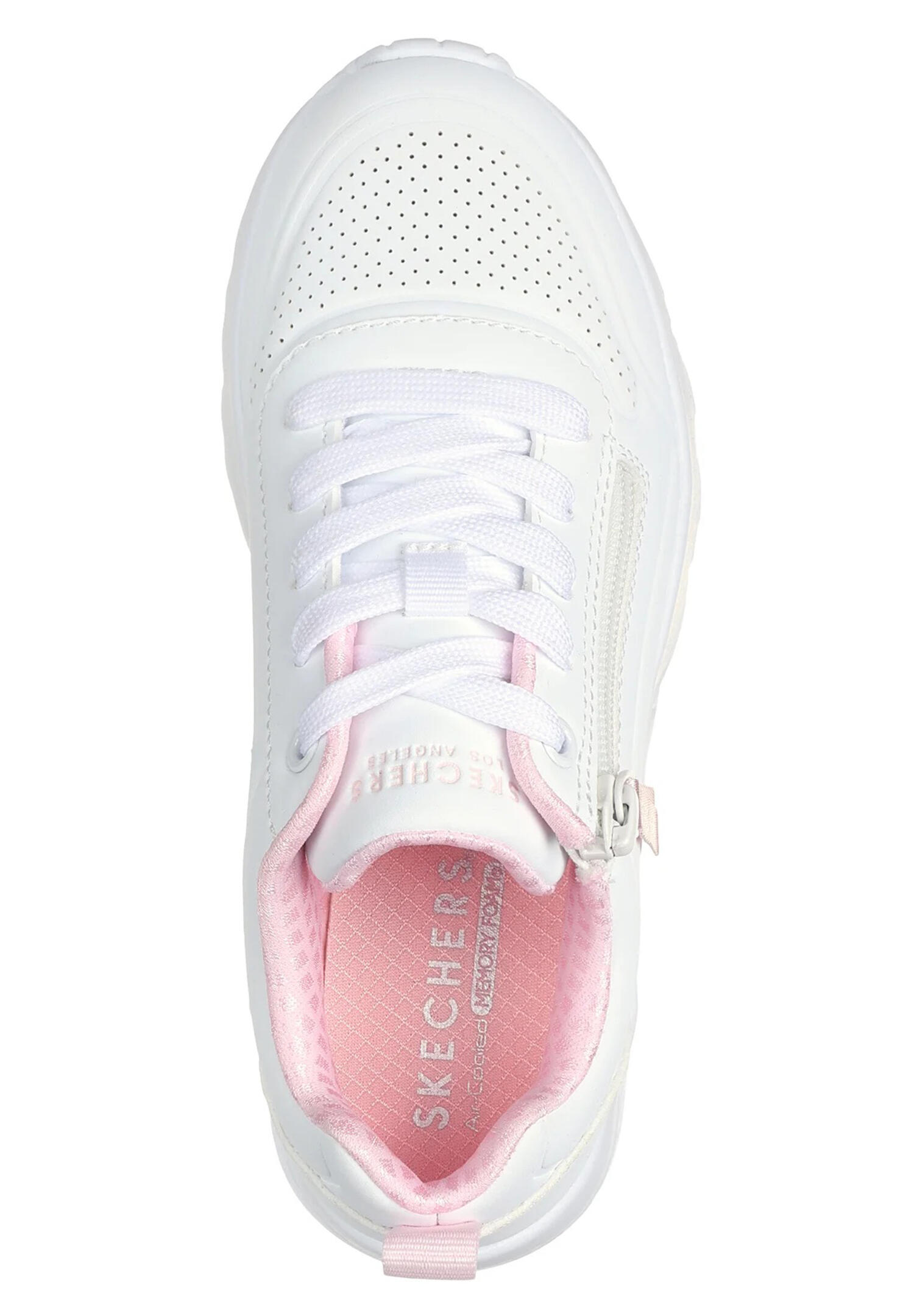 Skechers Kids Uno Lite - Easy Zip Sneaker 310387L WHT Weiss 3/7