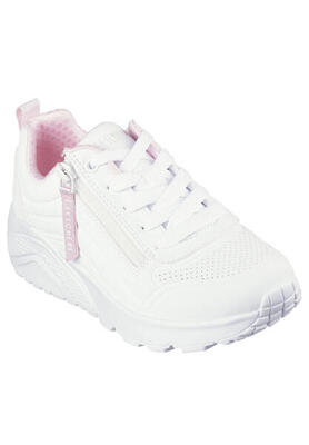 Skechers kinderen uno lite easy zip sneakers lichtroze