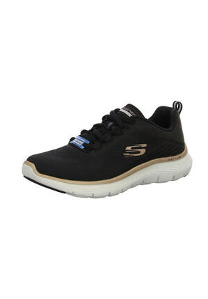 Skechers Flex Appeal Schuhe Sneaker schwarz rose gold 150217