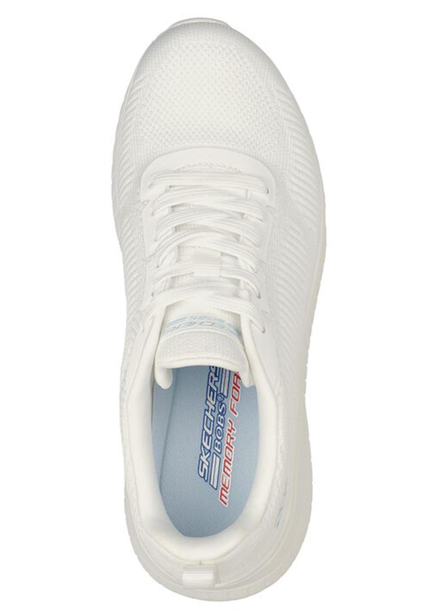 Baskets Femme Baskets Skechers BOBS SQUAD CHAOS - FACE O Blanc Blanc Skechers 3/7