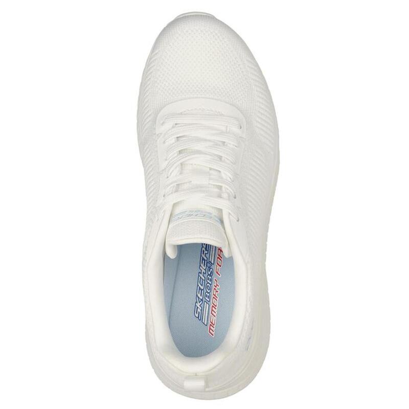 Baskets Femme Baskets Skechers BOBS SQUAD CHAOS - FACE O Blanc Blanc Skechers