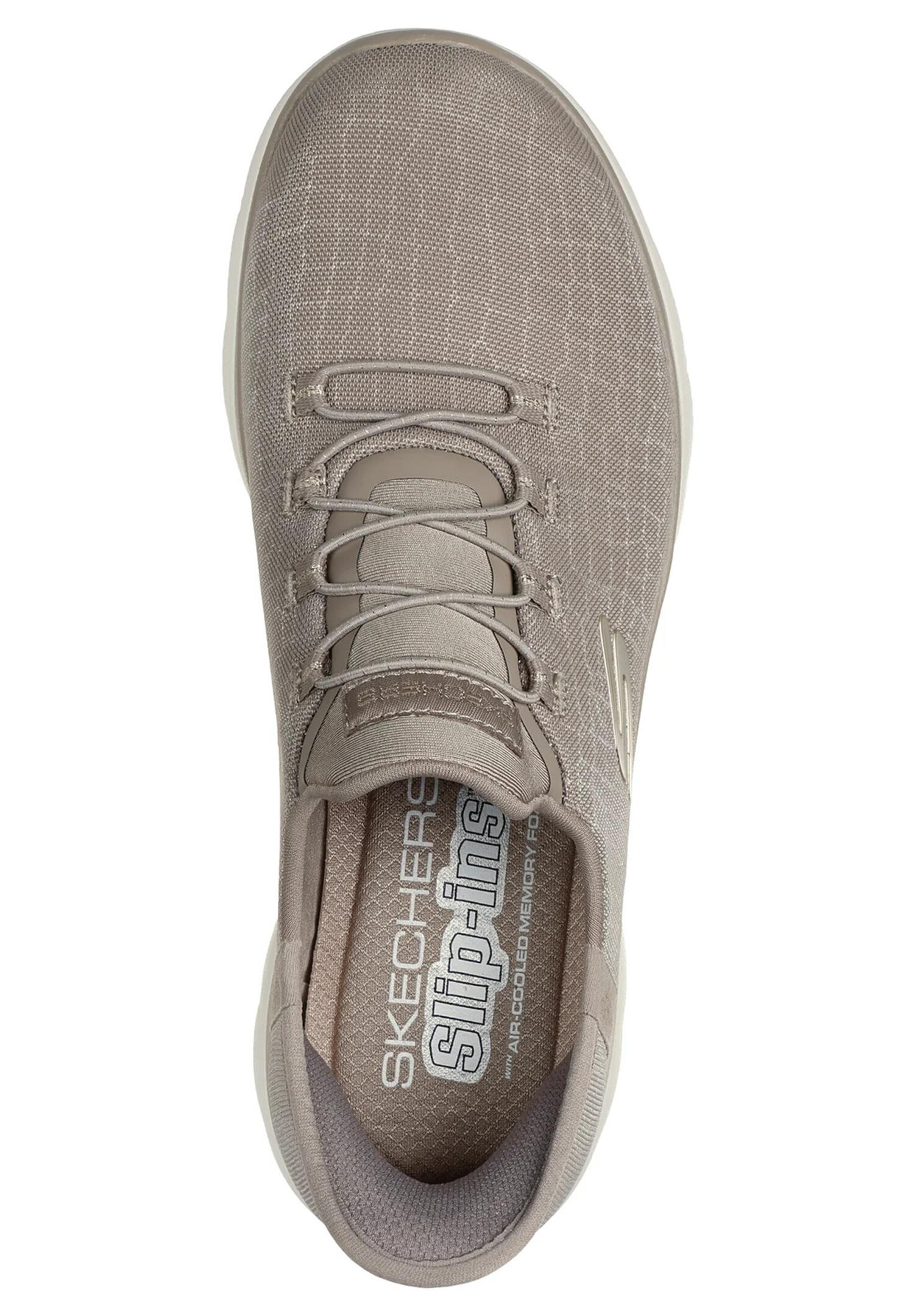 Baskets Femme Baskets Skechers SUMMITS-CLASSY NIGHT Beige Skechers 3/7