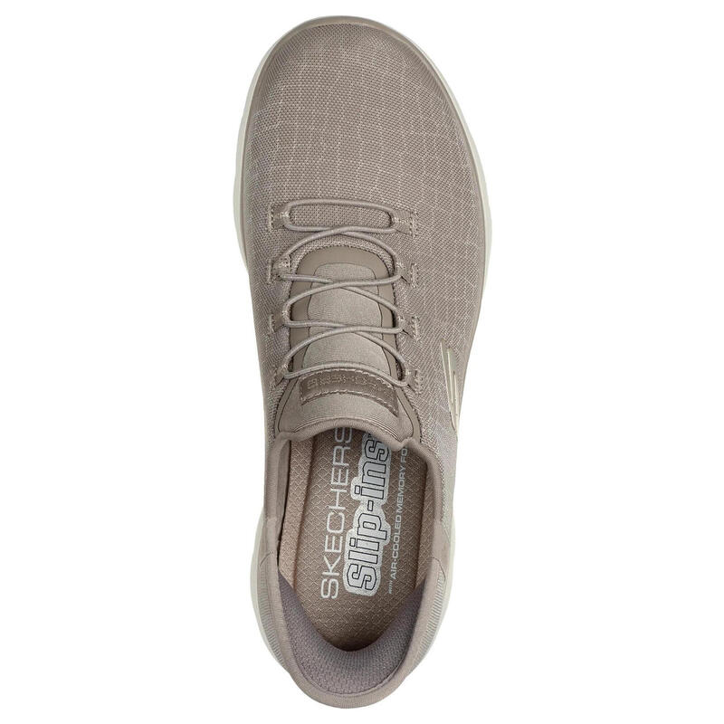 Baskets Femme Baskets Skechers SUMMITS-CLASSY NIGHT Beige Skechers
