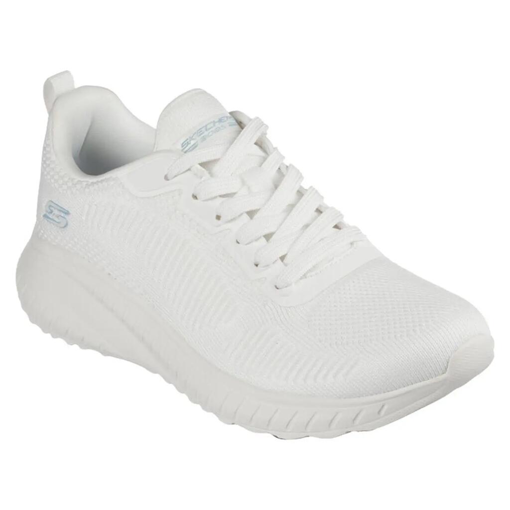 Baskets Femme Baskets Skechers BOBS SQUAD CHAOS - FACE O Blanc Blanc Skechers
