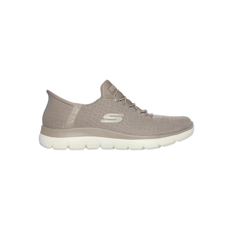 Baskets Femme Baskets Skechers SUMMITS-CLASSY NIGHT Beige Skechers