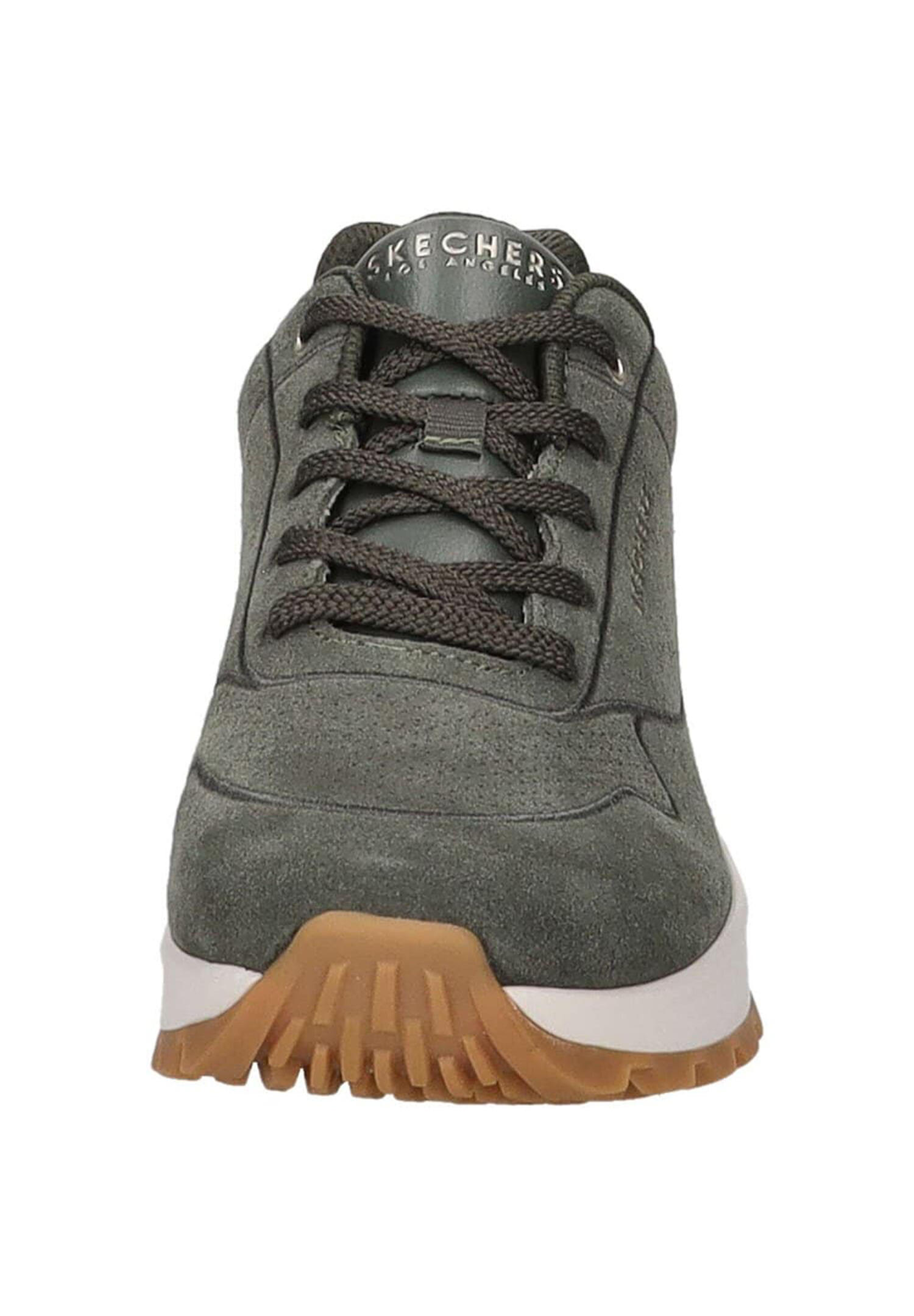 Skechers UNO RUGGED - CHILLPROOF Damen Frauen Sneaker Leder 155135 OLV Oliv 3/6