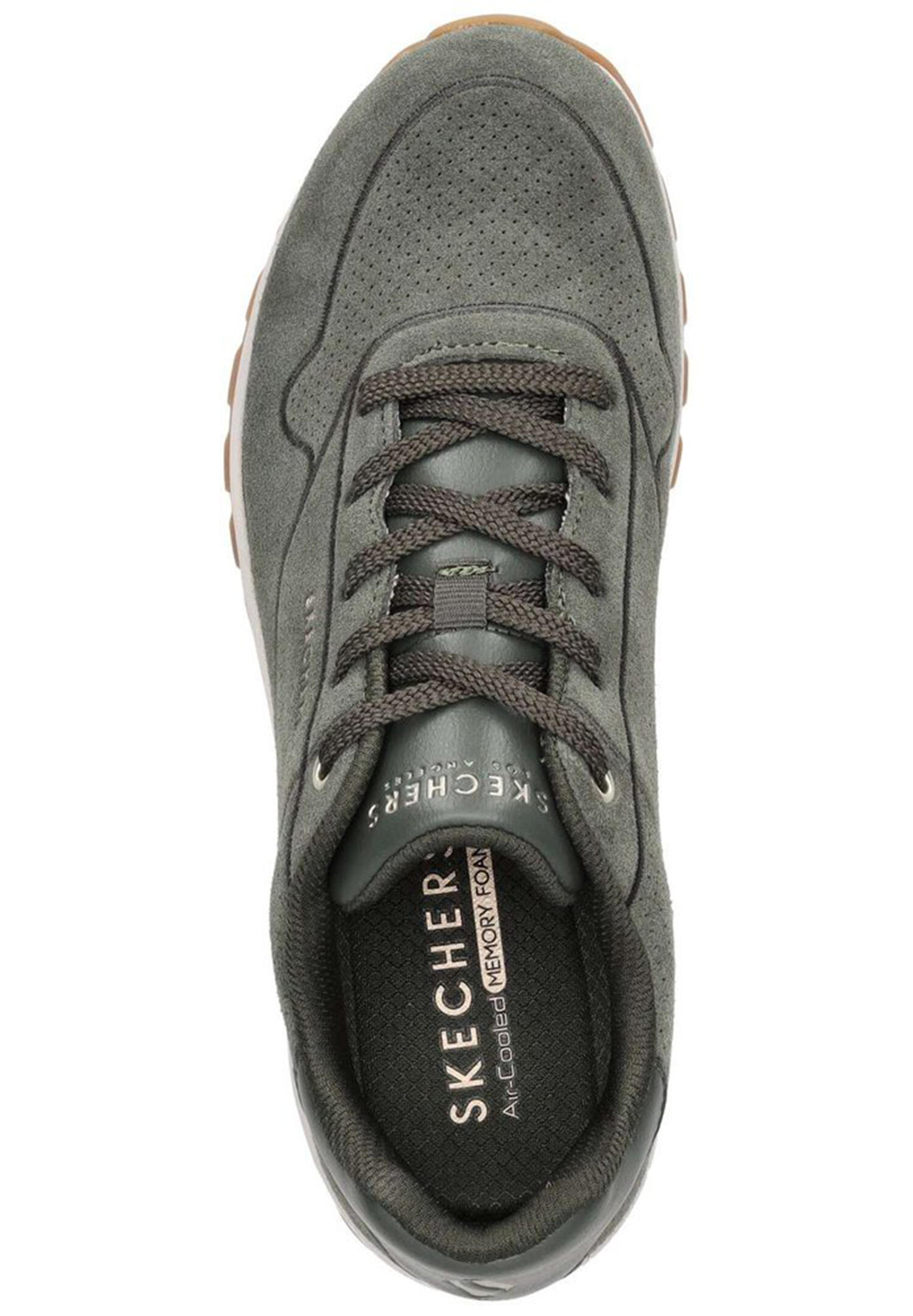 Skechers UNO RUGGED - CHILLPROOF Damen Frauen Sneaker Leder 155135 OLV Oliv 5/6