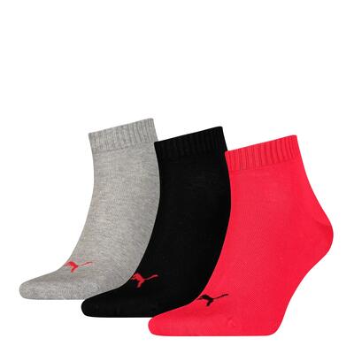 Calzini Unisex Confezione da 3 Stretch-Quarter Plain 3P